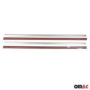 Land Rover Freelander Window Trim - Omac - S.Steel - Gloss Silver - '07-'14